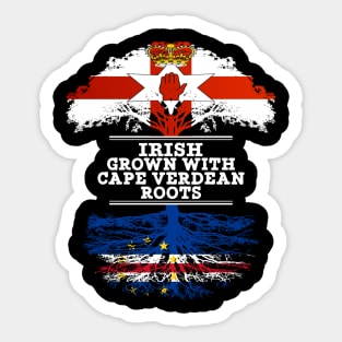 Northern Irish Grown With Cape Verdean Roots - Gift for Cape Verdean With Roots From Cabo Verde Sticker